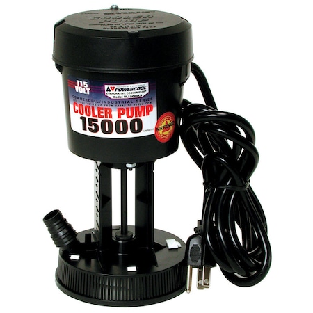 Dial Mfg Dial Powercool 8-1/2 in. H X 4-1/2 in. W Black Plastic Evaporative Cooler Pump 1387